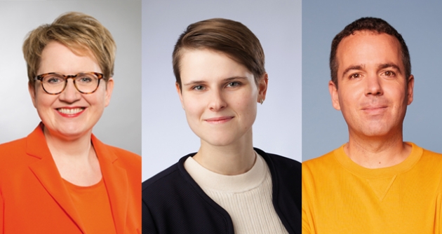 Die richtige Balance finden - Gabriele Hässig (P&G), Nina Kirfel (Schwartauer Werke) und Carsten Bertram (Henkel) - Quelle: Ina Strohbücker; Schwartauer Werke GmbH & Co. KG; Henkel